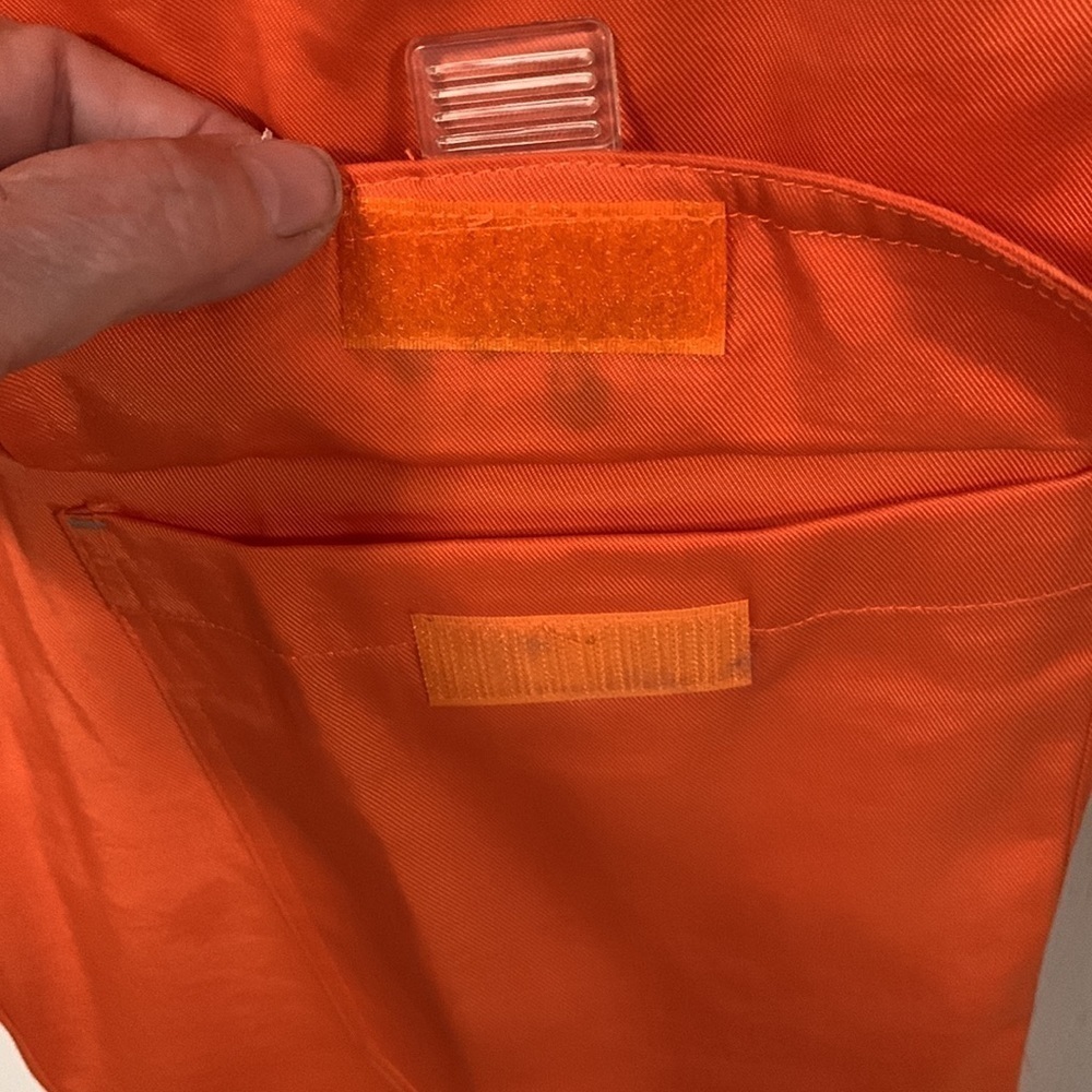 Campmor Isle Girl Orange Nylon Surf Capris pants Size 11 NWT many pockets - Picture 4 of 11